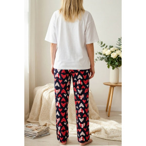 Пижама женская 0863-18 кулирка (р-ры: 46-56) белый