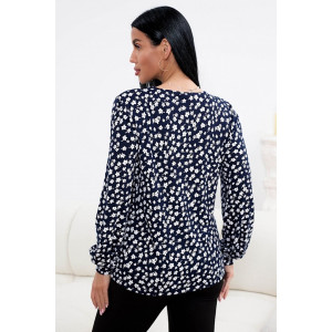 Лонгслив женский 0143-42 масло с начёсом (р-ры: 50-62) ромашки