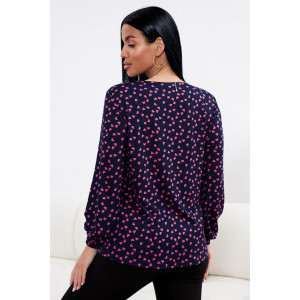 Лонгслив женский 0143-03 масло с начёсом (р-ры: 50-62) малина