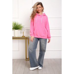 Толстовка женская №18061 флис (р-ры: 42-52) розовый