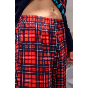 Пижама детская "ПижКл" кулирка (р-ры: 134-176) синий