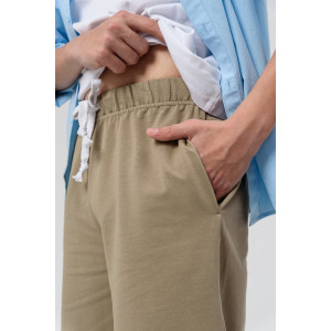 Шорты детские ШФ01 футер с лайкрой 2-х нитка (р-ры: 134-176) бежевый