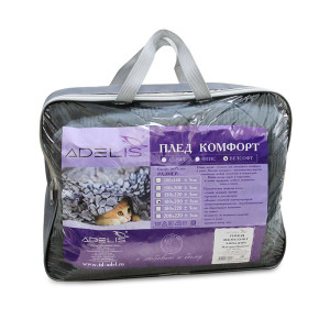 Плед велсофт "Дубай" темный шоколад (последний размер) 150х200