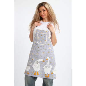 Фартук кухонный с карманом рогожка №32603 Фартук кухонный с карманом рогожка №32603