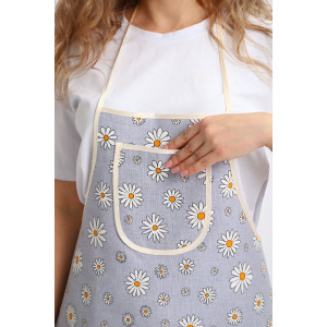 Фартук кухонный с карманом рогожка №32603 Фартук кухонный с карманом рогожка №32603