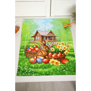 Набор кухонный из 3-х полотенец рогожка №32599 Набор кухонный из 3-х полотенец рогожка №32599