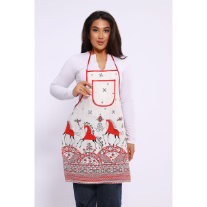 Фартук кухонный с карманом рогожка №32602 Фартук кухонный с карманом рогожка №32602