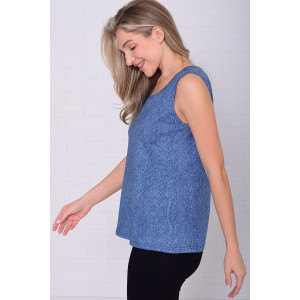 Майка женская 6217 кулирка (р-ры: 46-64) голубой Майка женская 6217 кулирка (р-ры: 46-64) голубой