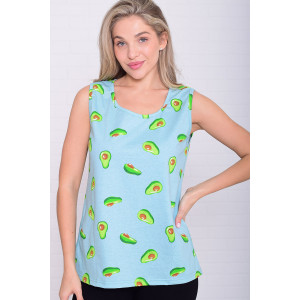 Майка женская 6217х кулирка (р-ры: 46-64) авокадо Майка женская 6217х кулирка (р-ры: 46-64) авокадо