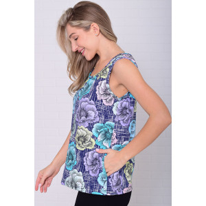 Майка женская 6217с кулирка (р-ры: 46-64) бирюза Майка женская 6217с кулирка (р-ры: 46-64) бирюза