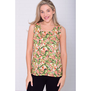 Майка женская 6217ш кулирка (р-ры: 46-64) коралл Майка женская 6217ш кулирка (р-ры: 46-64) коралл