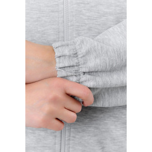 Бомбер женский "Нео-1" скуба (р-ры: 46-56) серый меланж