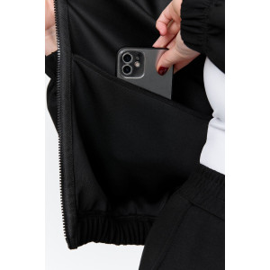 Бомбер женский "Нео-1" скуба (р-ры: 46-56) черный