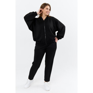 Бомбер женский "Нео-1" скуба (р-ры: 46-56) черный