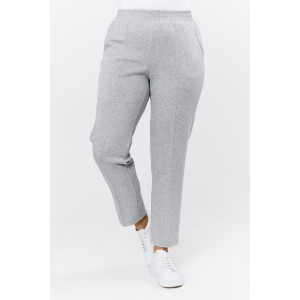 Брюки женские "Нео-2" скуба (р-ры: 46-56) серый меланж