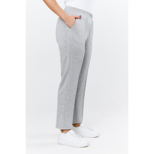 Брюки женские "Нео-2" скуба (р-ры: 46-56) серый меланж