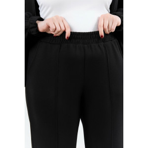 Брюки женские "Нео-2" скуба (р-ры: 46-56) черный