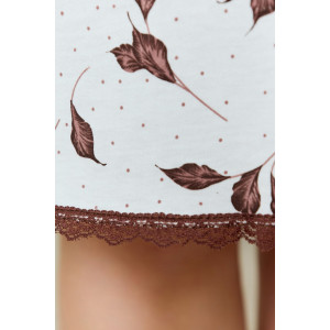 Сорочка женская "Рельеф-1" кулирка (р-ры: 50-64) коричневый