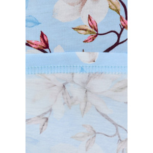 Сорочка женская "Узор-3" кулирка (р-ры: 48-58) голубой