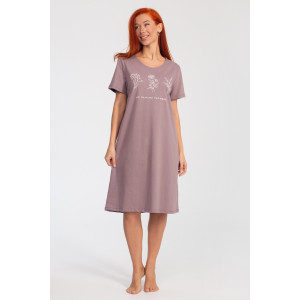 Платье женское К-380 "Астра" кулирка (р-ры: 48-56) кофе