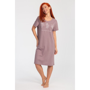 Платье женское К-380 "Астра" кулирка (р-ры: 48-56) кофе