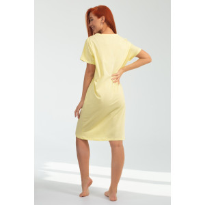 Платье женское К-380 "Астра" кулирка (р-ры: 48-56) лимон