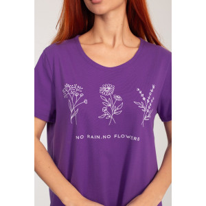 Платье женское К-380 "Астра" кулирка (р-ры: 48-56) фиолетовый