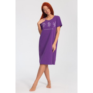 Платье женское К-380 "Астра" кулирка (р-ры: 48-56) фиолетовый