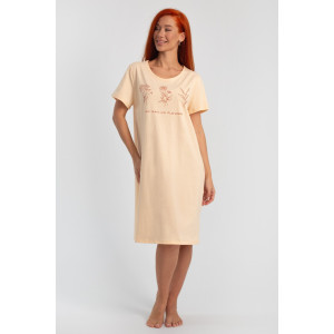 Платье женское К-380 "Астра" кулирка (р-ры: 48-56) персик