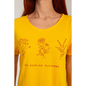 Платье женское К-380 "Астра" кулирка (р-ры: 48-56) желтый