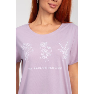 Платье женское К-380 "Астра" кулирка (р-ры: 48-56) сирень