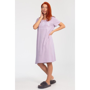 Платье женское К-380 "Астра" кулирка (р-ры: 48-56) сирень