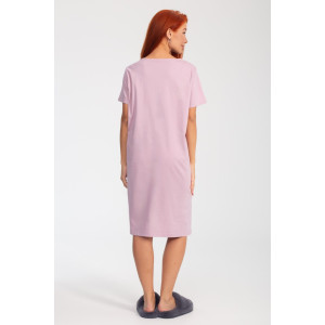Платье женское К-380 "Астра" кулирка (р-ры: 48-56) лила
