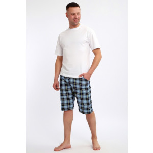 Шорты мужские 808 кулирка (р-ры: 48-54) голубой Шорты мужские 808 кулирка (р-ры: 48-54) голубой