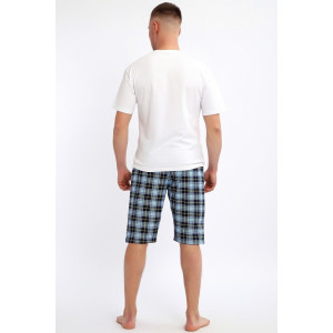 Шорты мужские 808 кулирка (р-ры: 48-54) голубой Шорты мужские 808 кулирка (р-ры: 48-54) голубой