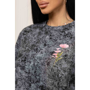 Футболка женская 2156/4 кулирка (р-ры: 46-60) черный-2