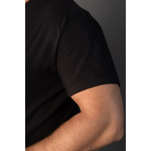 Футболка мужская 2164/2 кулирка с лайкрой (р-ры: 48-58) черный