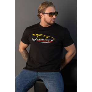 Футболка мужская 2164/2 кулирка с лайкрой (р-ры: 48-58) черный