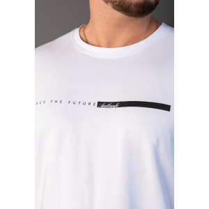 Футболка мужская 2164 кулирка с лайкрой (р-ры: 48-58) белый