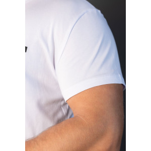 Футболка мужская 2164 кулирка с лайкрой (р-ры: 48-58) белый