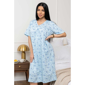 Сорочка женская 1930/5 кулирка (р-ры: 48-62) голубой