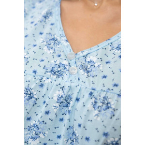 Сорочка женская 1930/5 кулирка (р-ры: 48-62) голубой