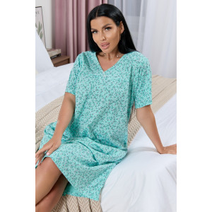 Сорочка женская 1930/2 кулирка (р-ры: 48-62) бирюзовый