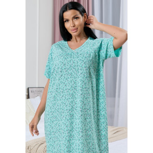 Сорочка женская 1930/2 кулирка (р-ры: 48-62) бирюзовый