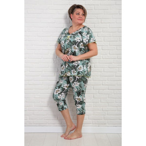 Пижама женская "Марта ЦЗ" кулирка (р-ры: 50-72)