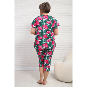Пижама женская "Марта арбузы" кулирка (р-ры: 50-72)