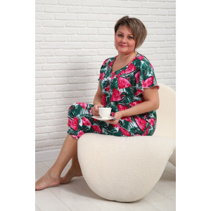 Пижама женская "Марта арбузы" кулирка (р-ры: 50-72)