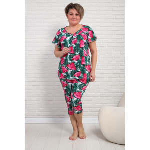 Пижама женская "Марта арбузы" кулирка (р-ры: 50-72)