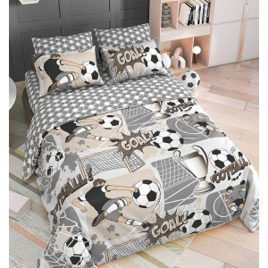 Детское постельное белье поплин на резинке П-064Т