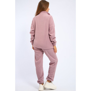 Костюм двойка женский 5338и флис (последний размер) лиловый 48